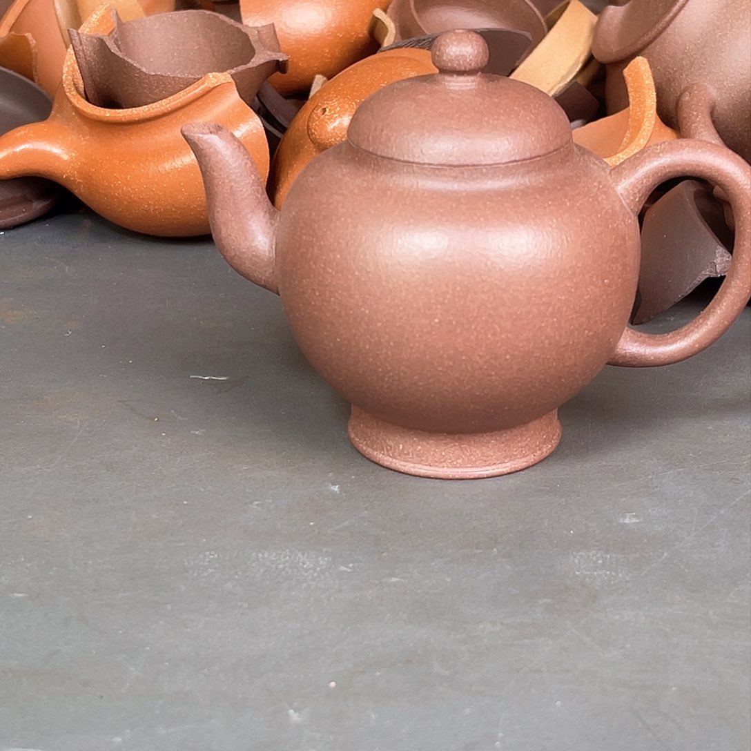 茶壶紫砂许娟底槽清全手宫灯180