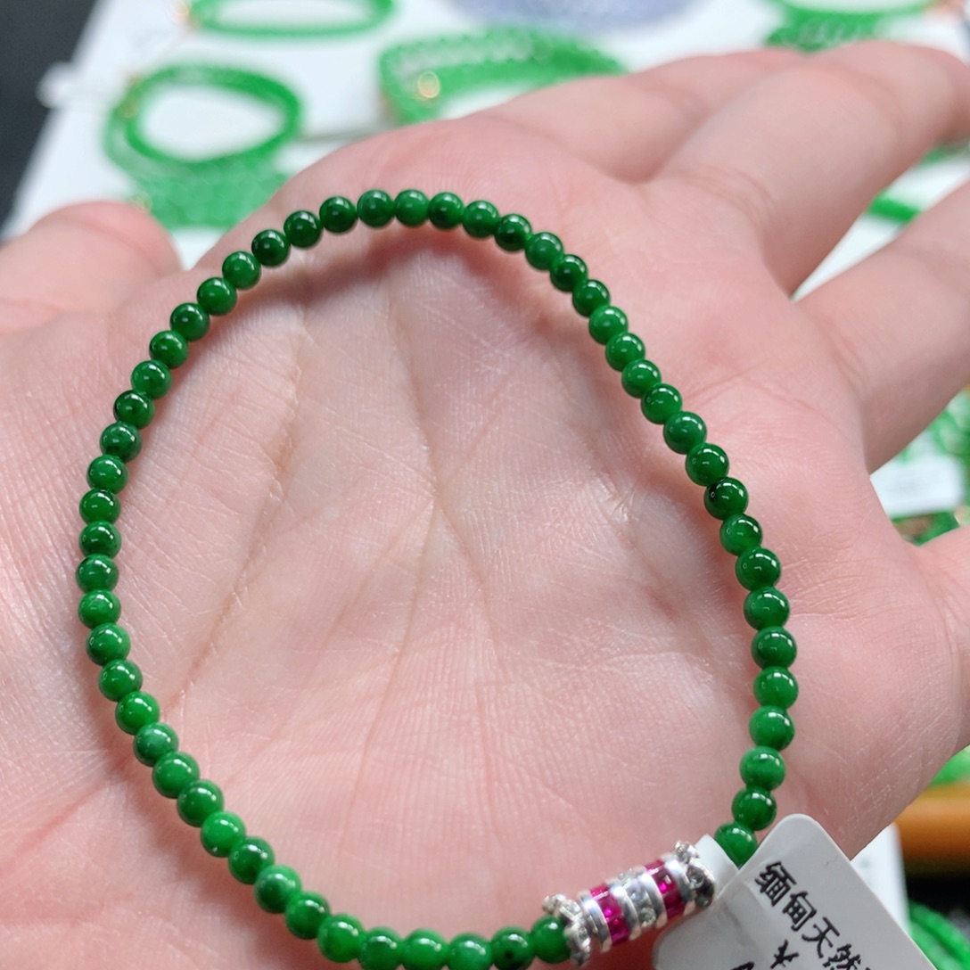 翡翠未镶嵌手链翡翠