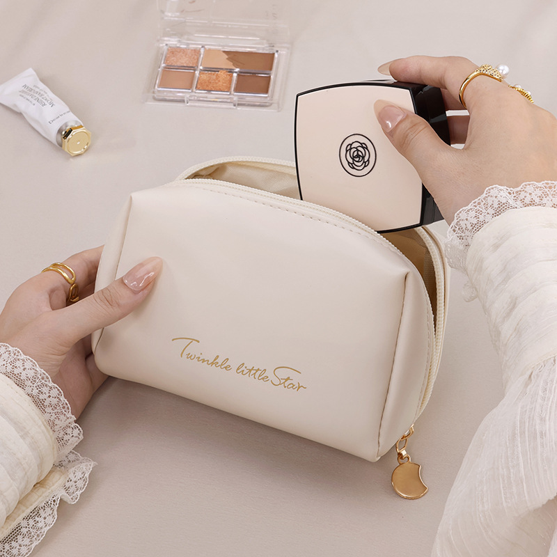 补妆包高颜值PU化妆袋化妆包化妆品便携手拿小号收纳包口红包