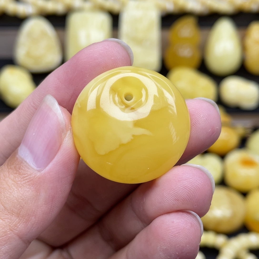 琥珀未镶嵌裸石琥珀蜜蜡