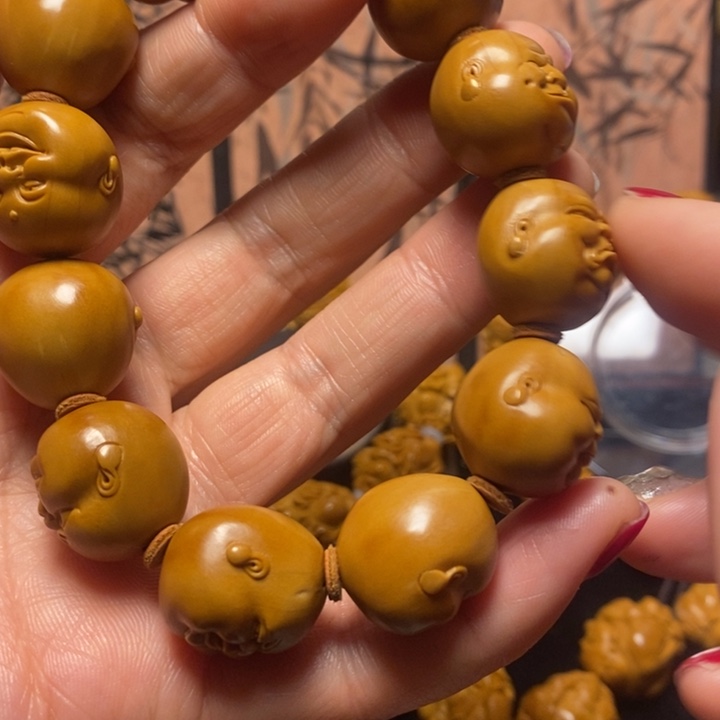 橄榄核手串/手链如*百态微花