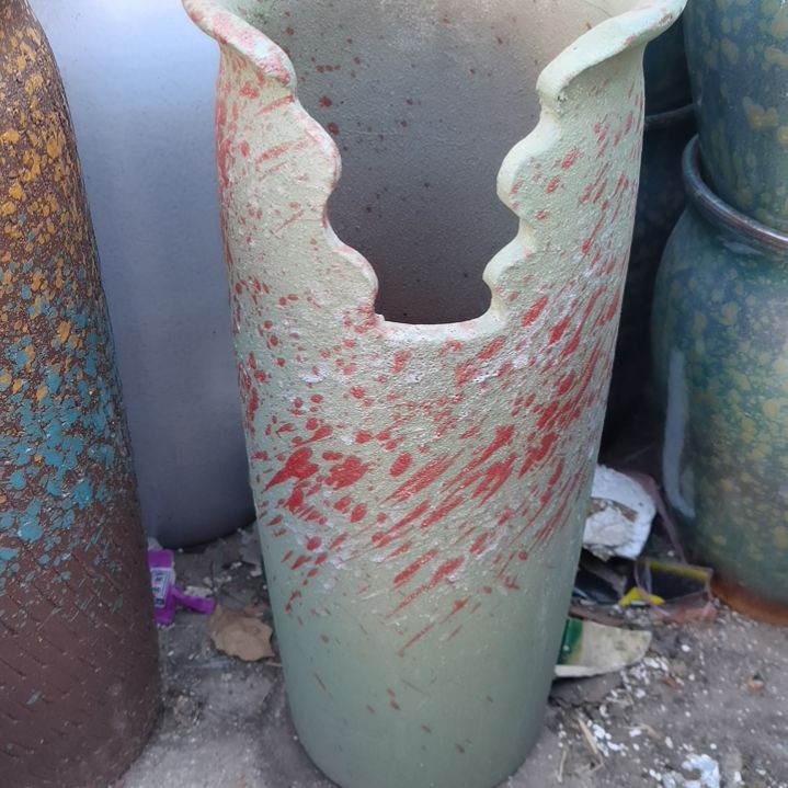 红陶口17高42瑕疵