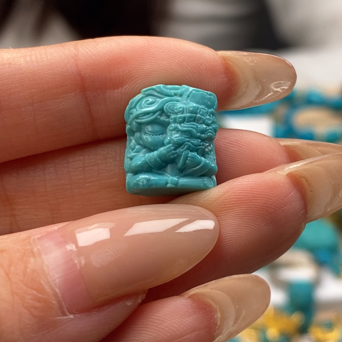 未镶嵌绿松石挂件