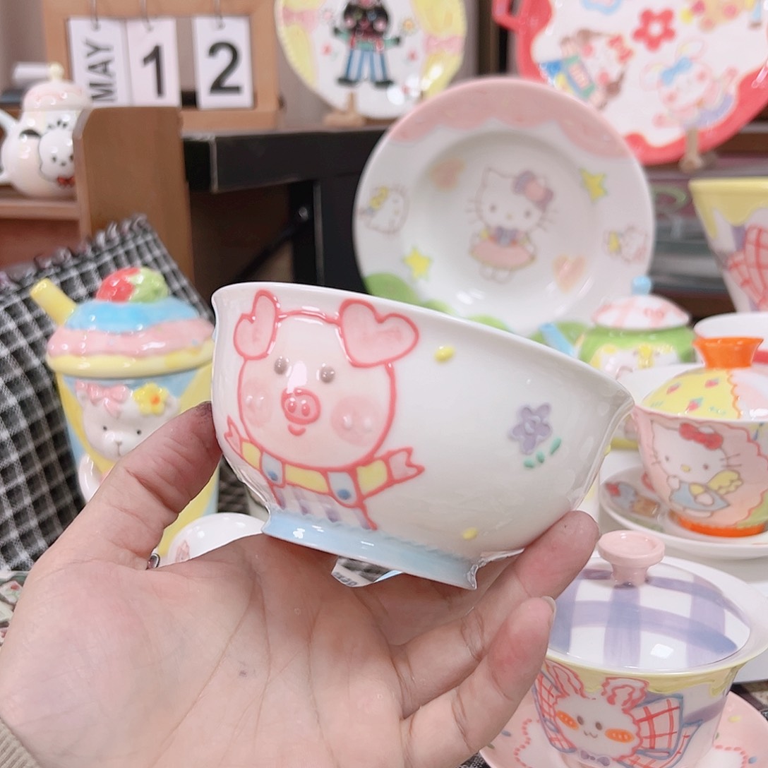 可爱陶瓷高温手作