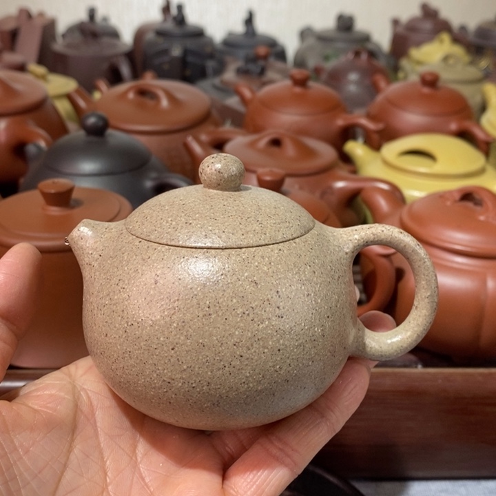 紫砂茶壶微瑕处理一把