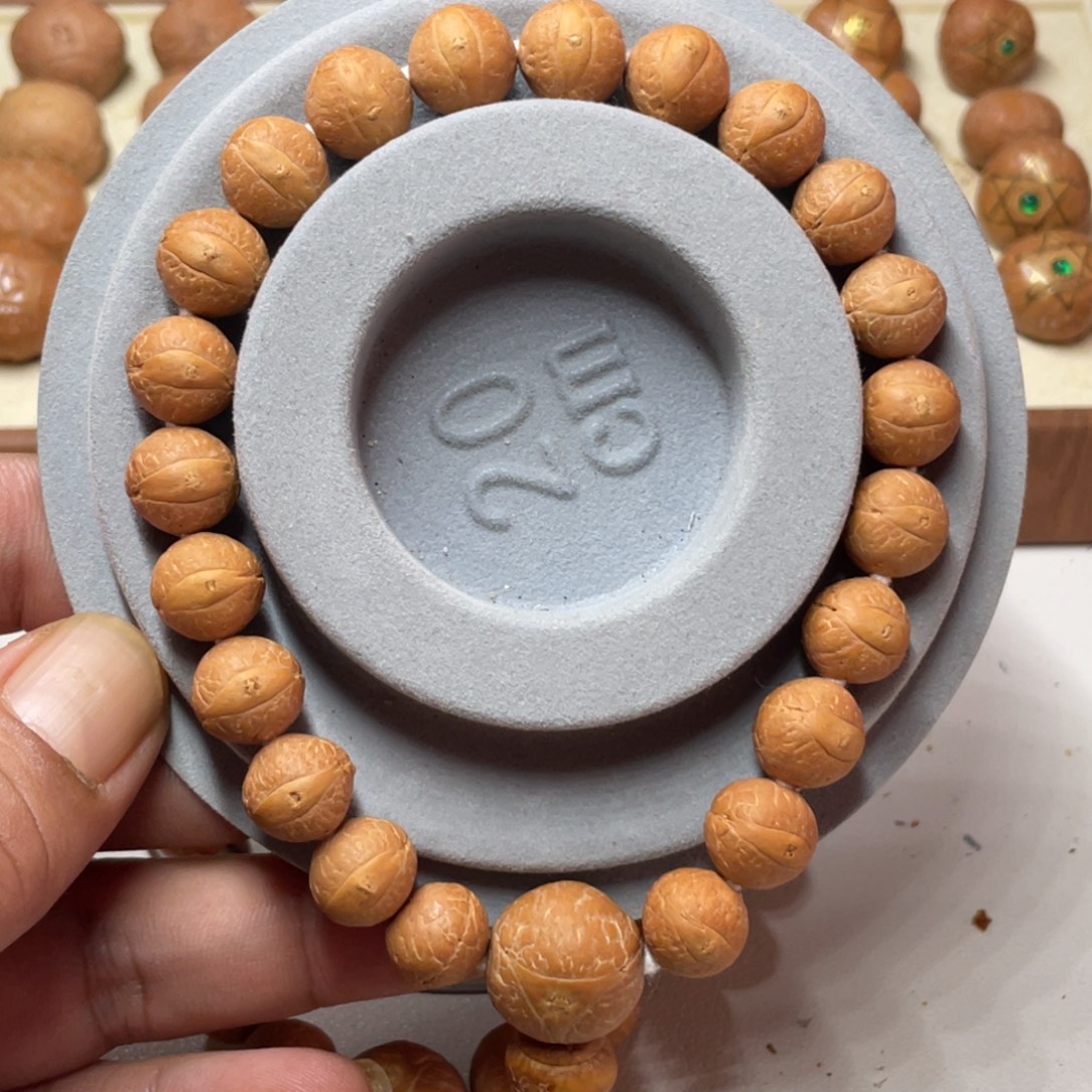 手串凤眼菩提老树厚皮壳11.5