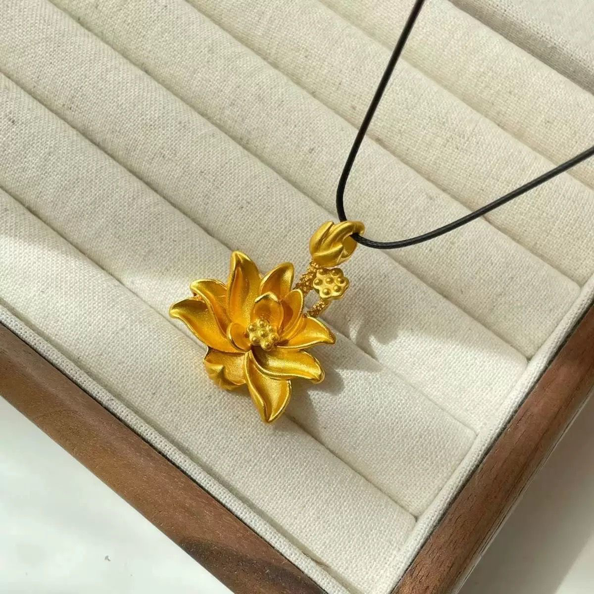 合金吊坠 合金吊坠立体莲花气质女神