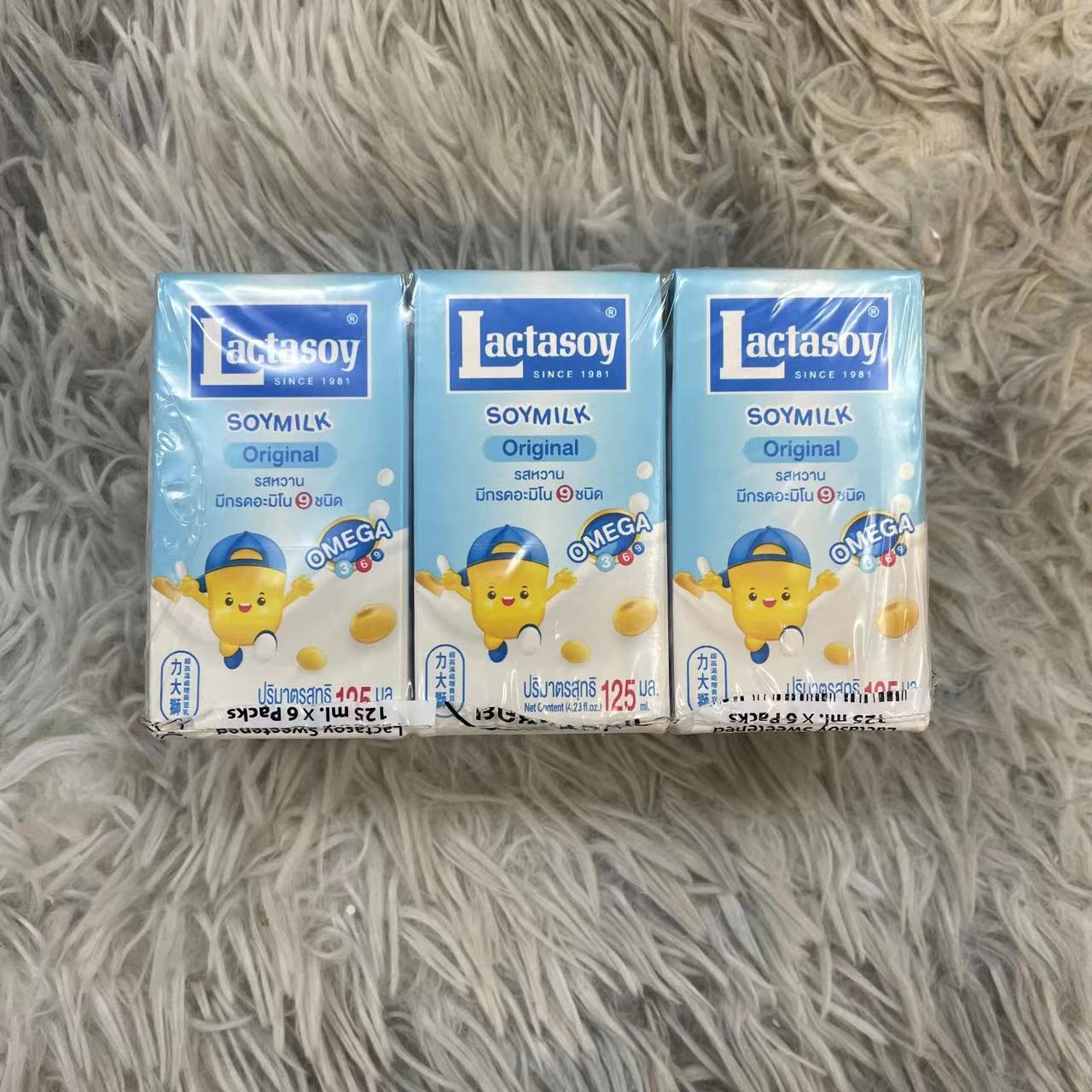 泰国进口力大狮原味豆奶饮料