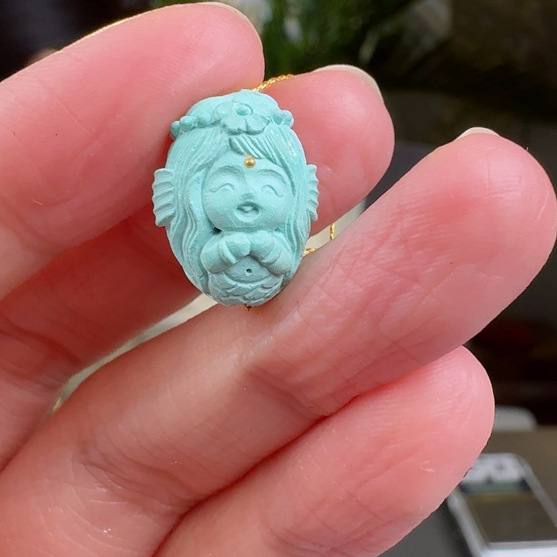 绿松石珠宝奇石未镶嵌