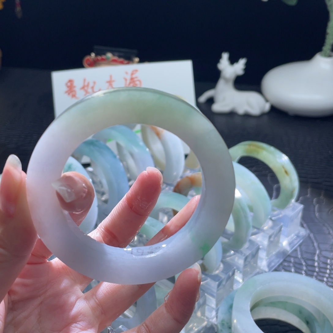 定制翡翠未镶嵌50-56圆条