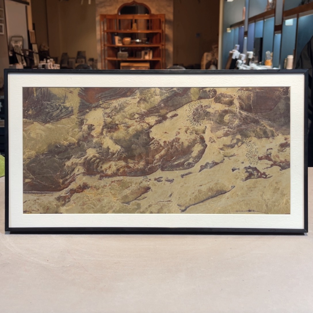 彩石三峡清江画面石