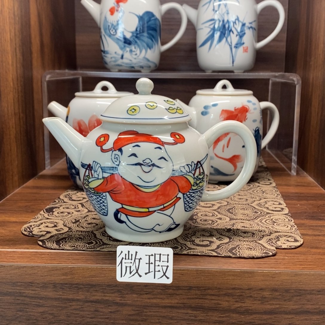 釉下彩手工绘制手工绘制