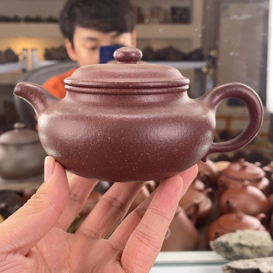 茶壶紫砂260cc平台底槽清茶壶