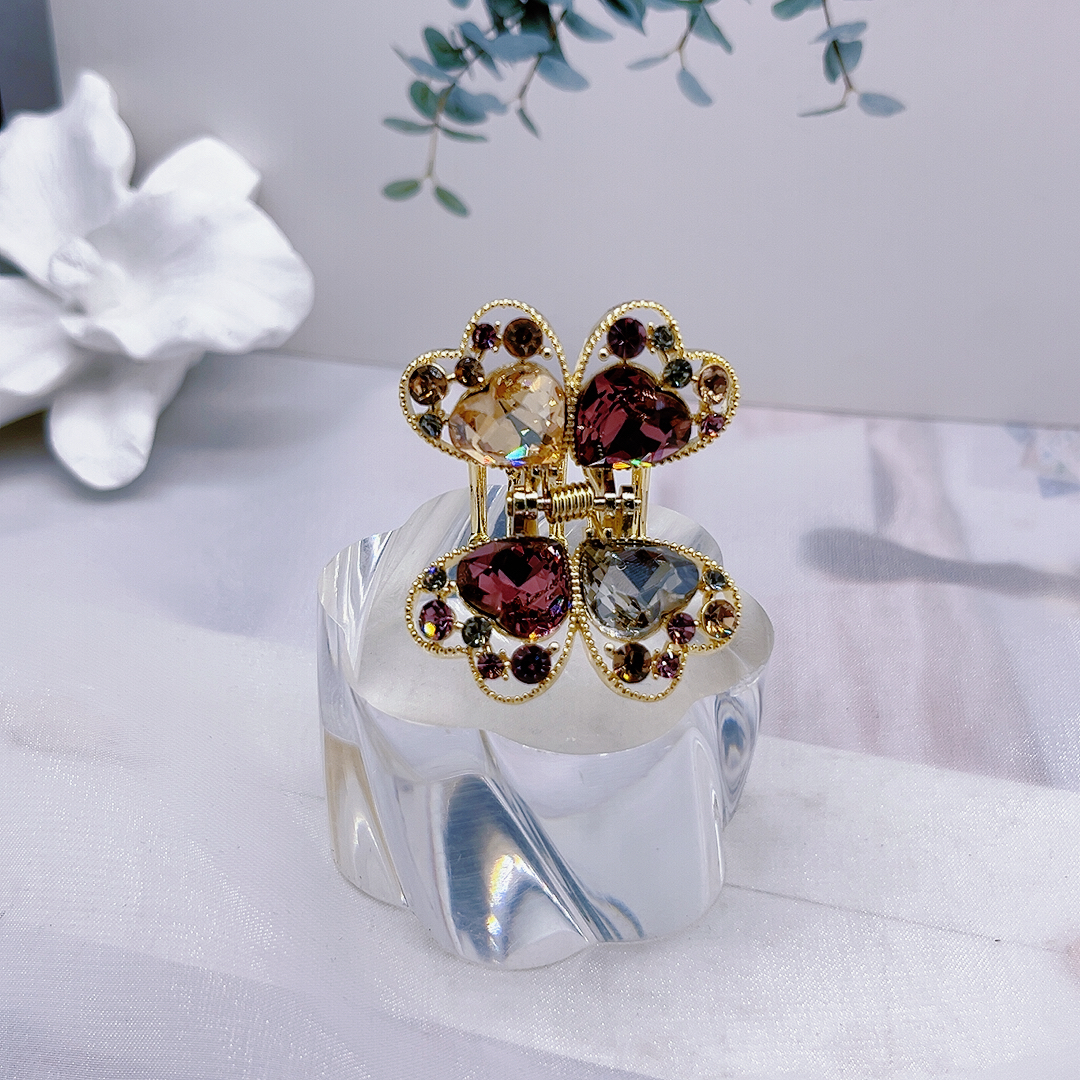 新女款繁华系列贝壳花后脑勺马尾全扎纱圈