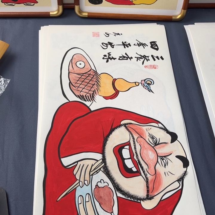 国画禅意画纯手工作品