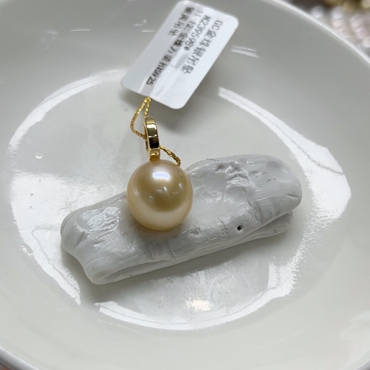 银S925镶嵌吊坠(不含链)海水珍珠11-12mm101号