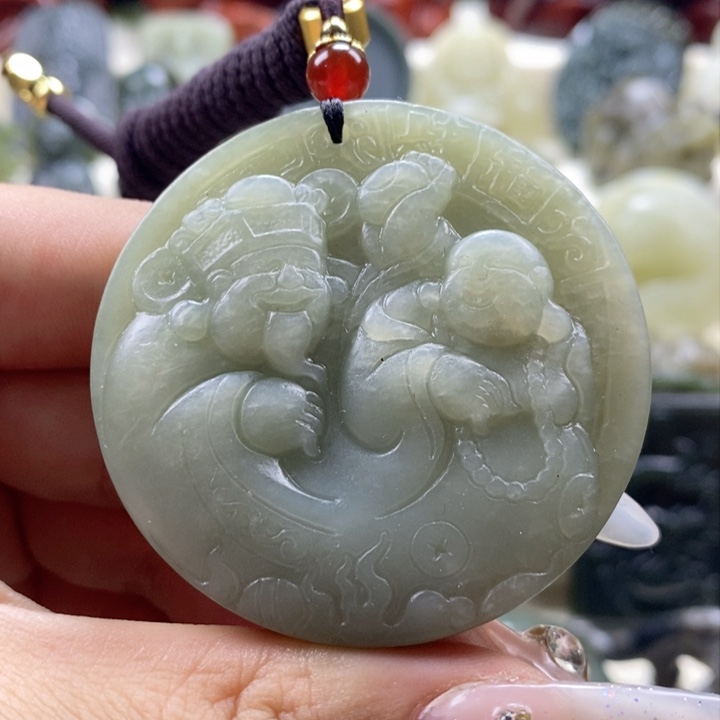 和田玉颈饰未镶嵌