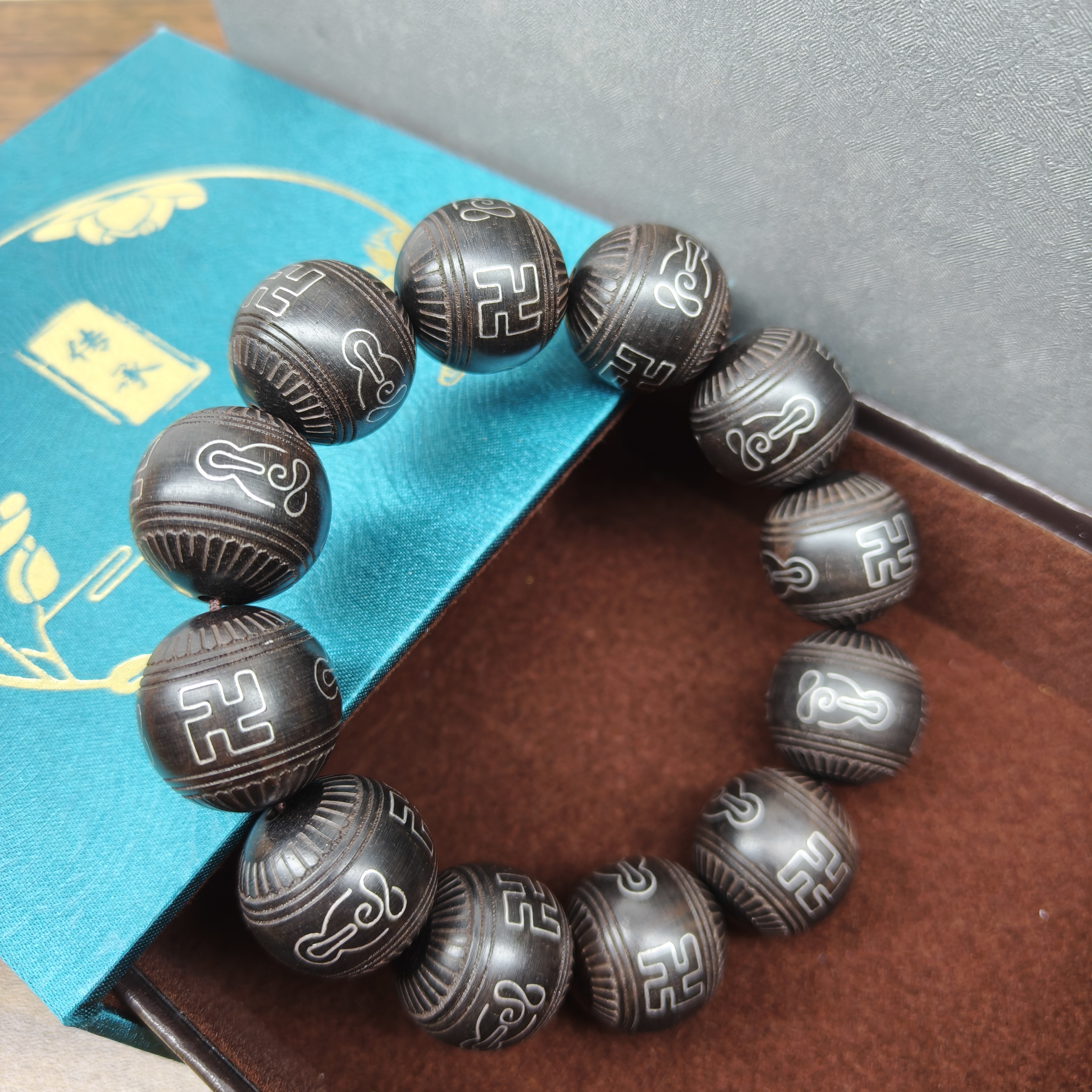 非金属木质手链 木质手串LQ045-无礼盒