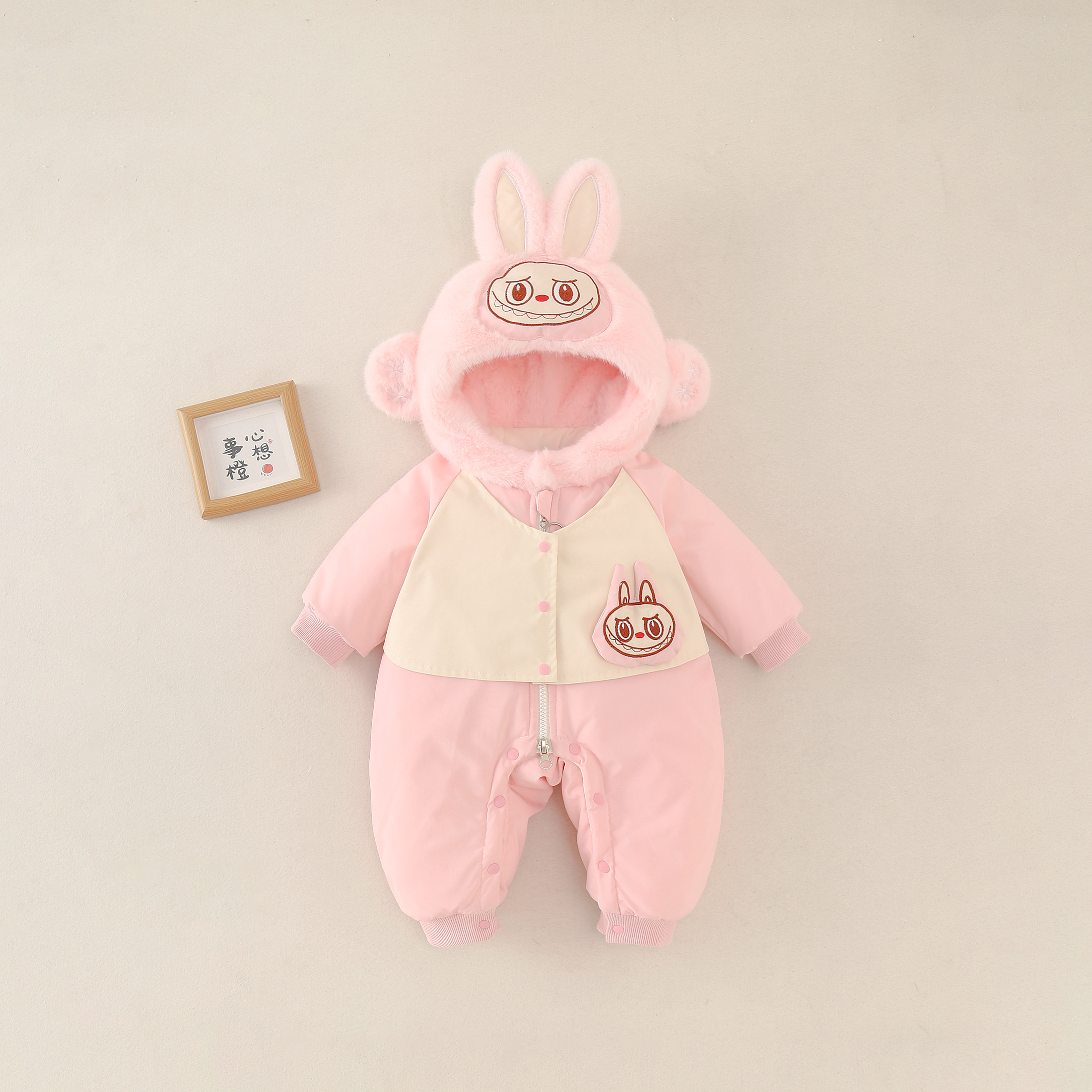 【MOKOKO】新生婴儿衣服冬装可爱超萌宝宝冬季外出服幼儿加厚棉服