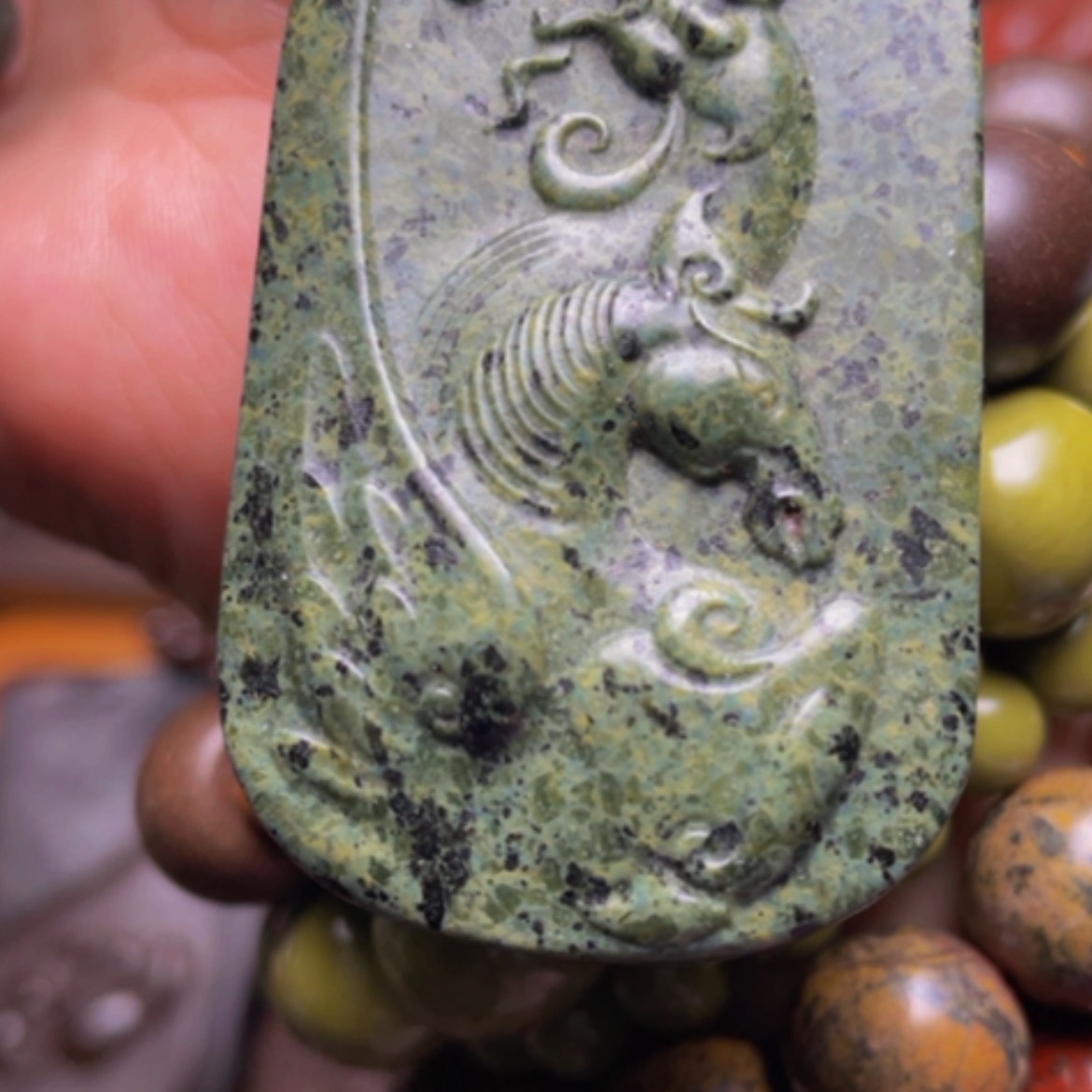 【闪购商品】新疆天宝石细胞舍利硅化铁工艺品碧玺（处理）大*菜