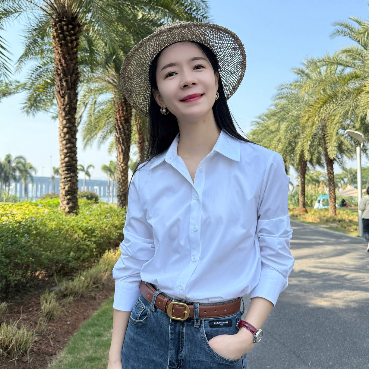 高级轻奢抗皱免烫百搭衬衫女时尚简约长袖气质衬衣休闲显瘦可机洗