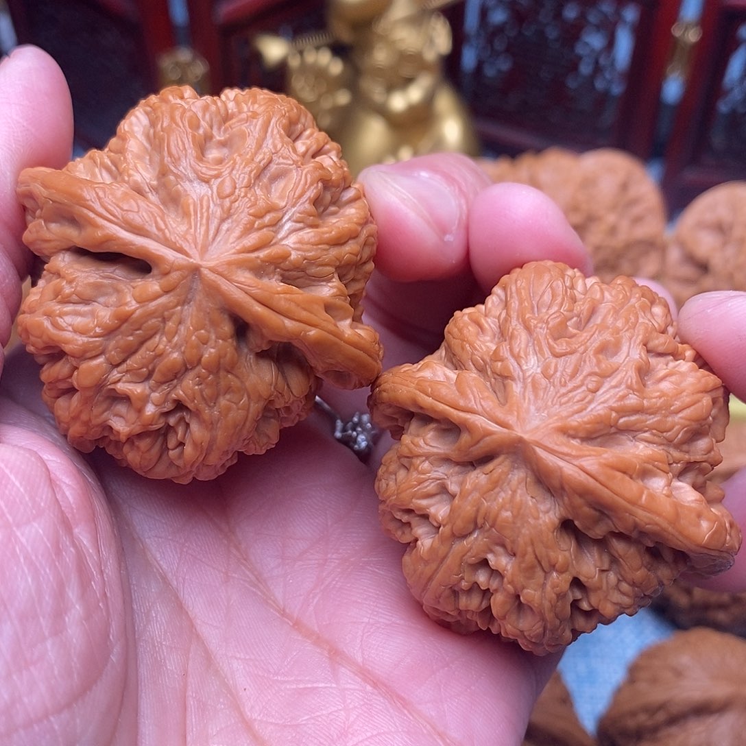 把件文玩核桃毕业绝配粗筋全品43.9尺