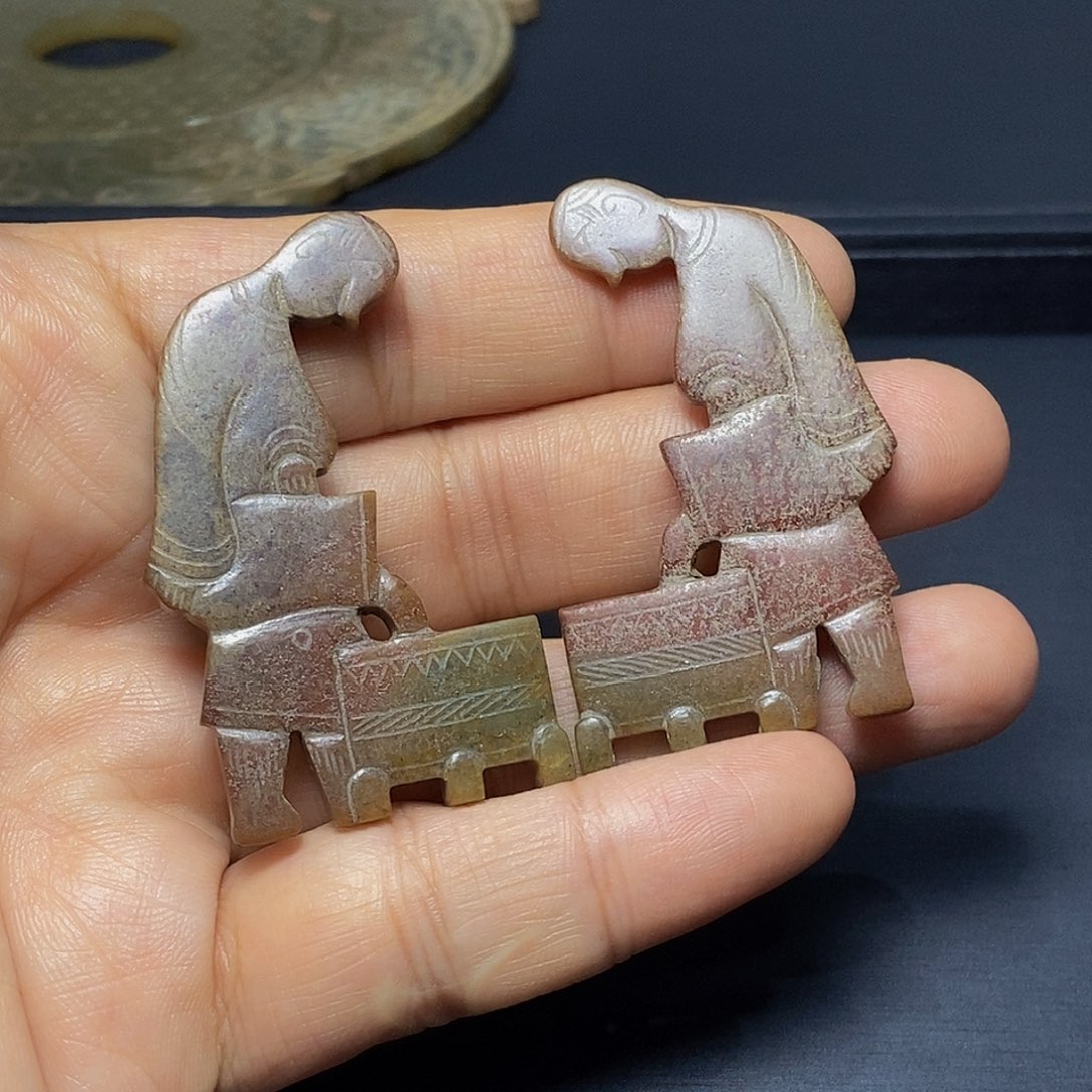 未镶嵌和田玉挂件飞*