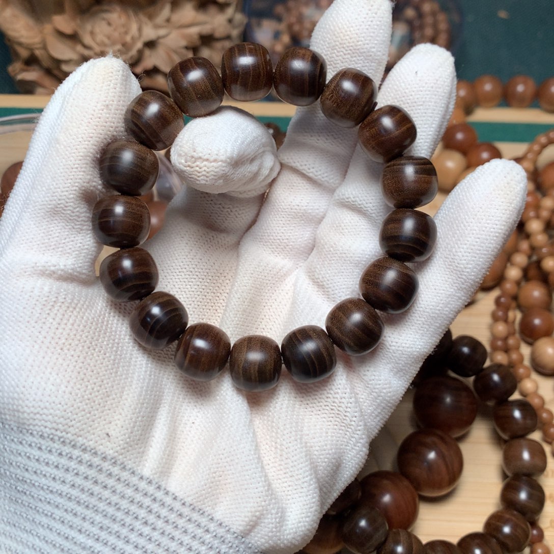 檀香木手串/手链力*迈索尔老山檀12x13