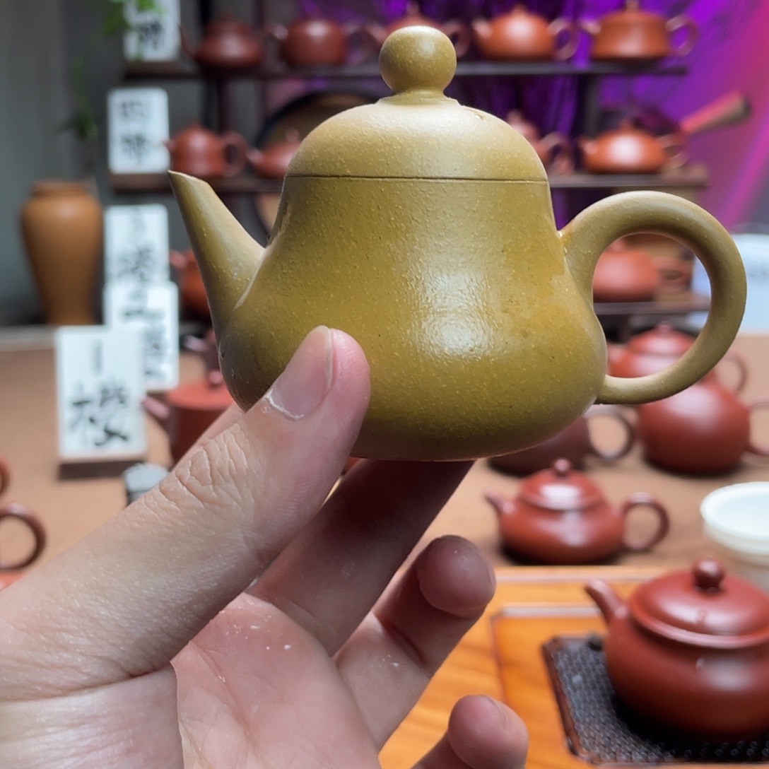 紫砂茶壶风黄金段梨80cc