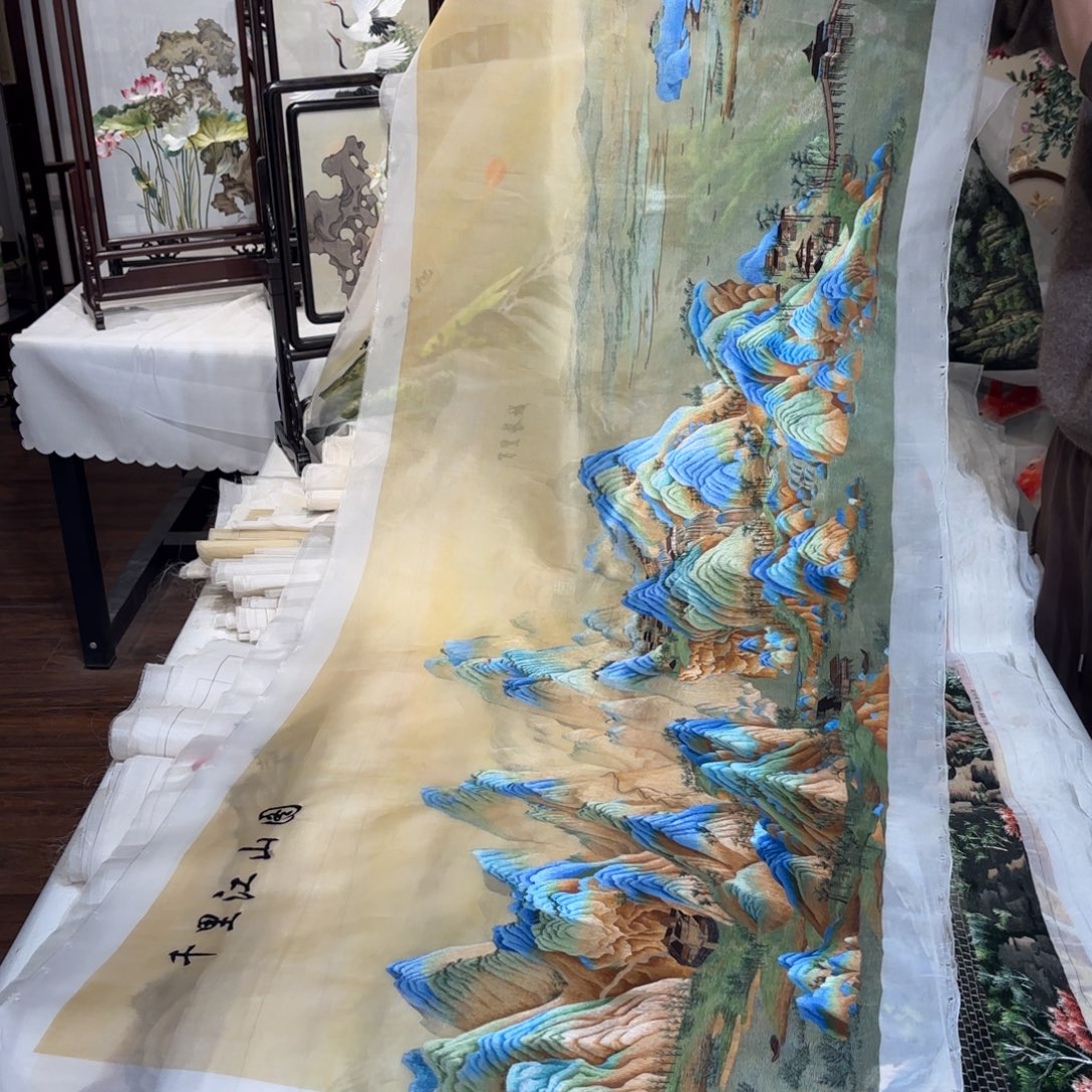 织绣纯手工制作工艺制作