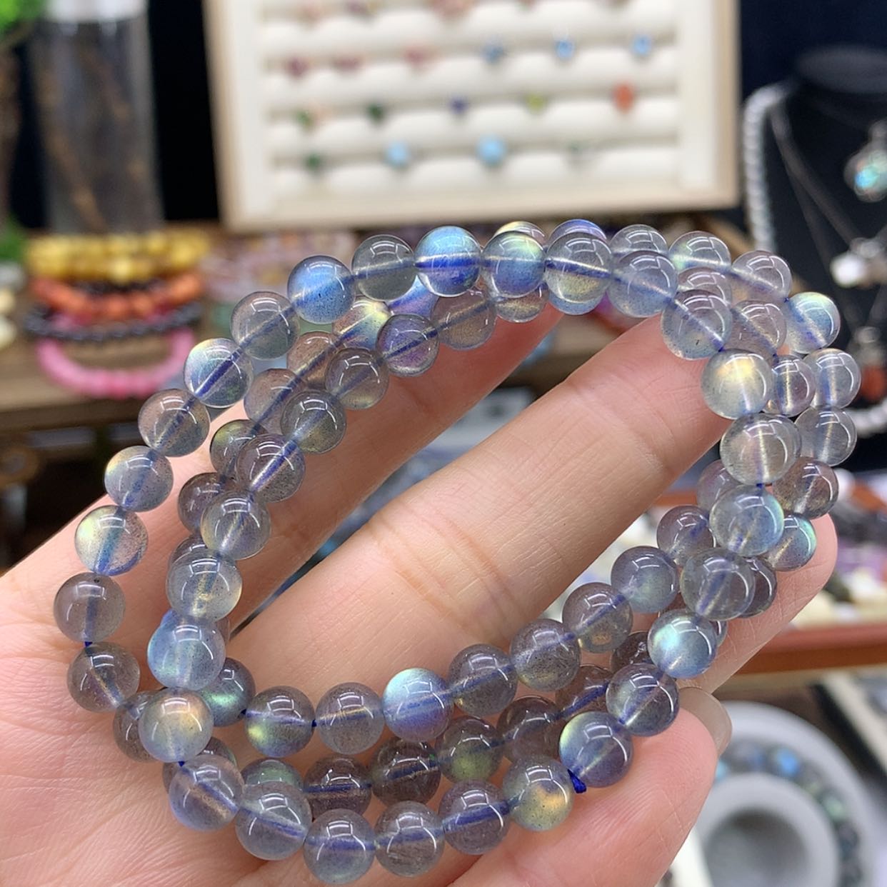 【闪购商品】未镶嵌手串长石鹏*手串