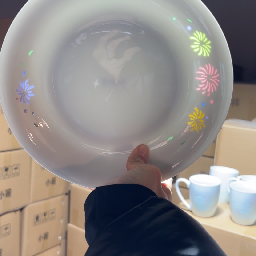 瓷碗景德镇陶瓷两只微瑕