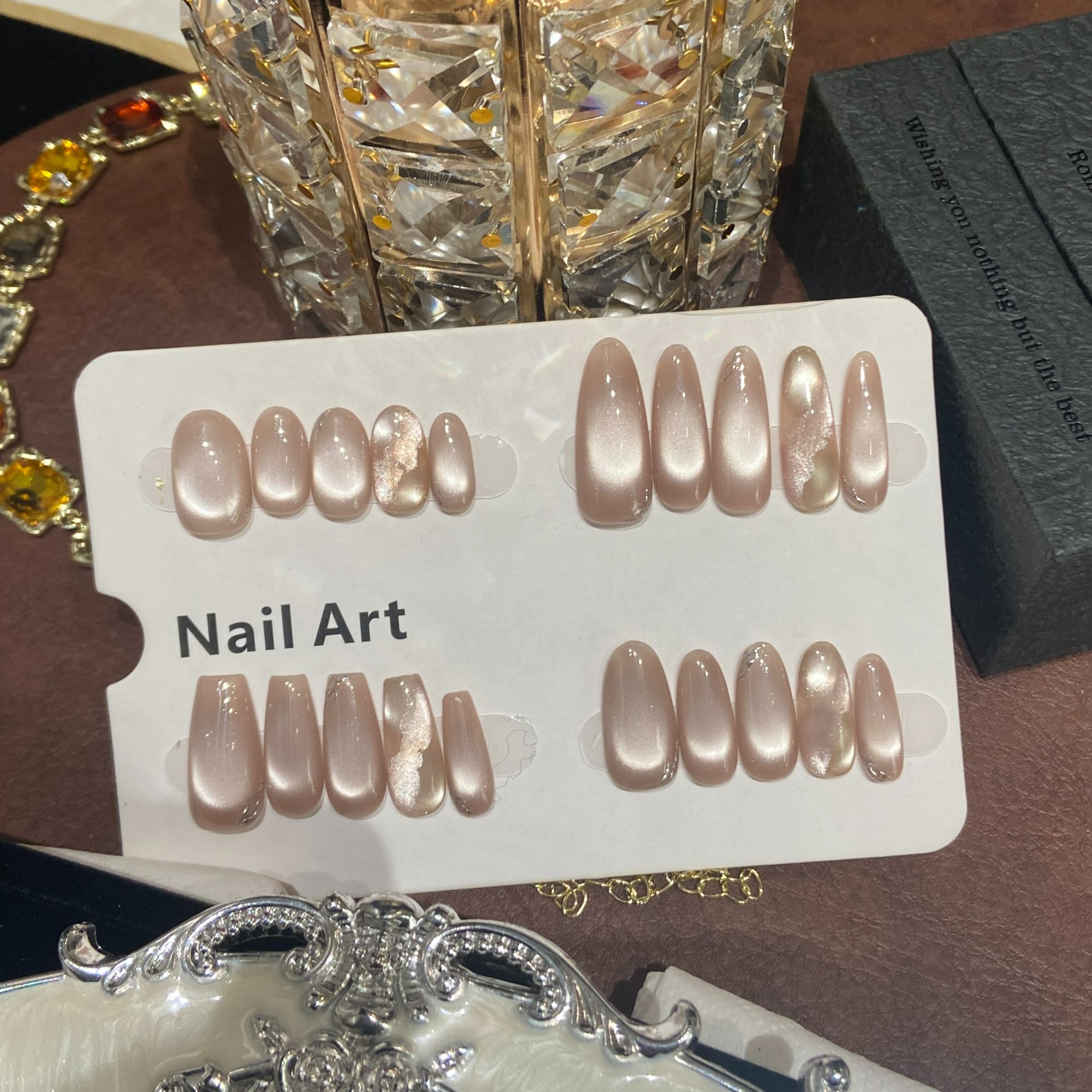 【云海】定制款设计师猫眼 清透气质美甲纯手工穿戴甲