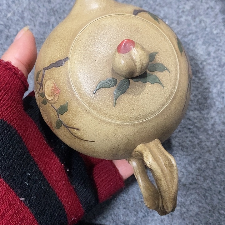 紫砂茶壶陶瓷摆件爱好者摆件
