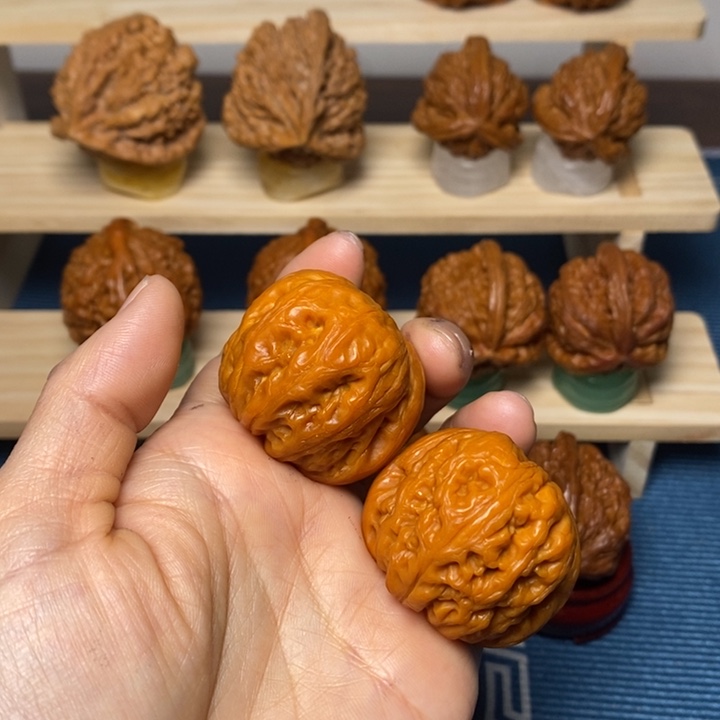 M***o把件文玩核桃元宝