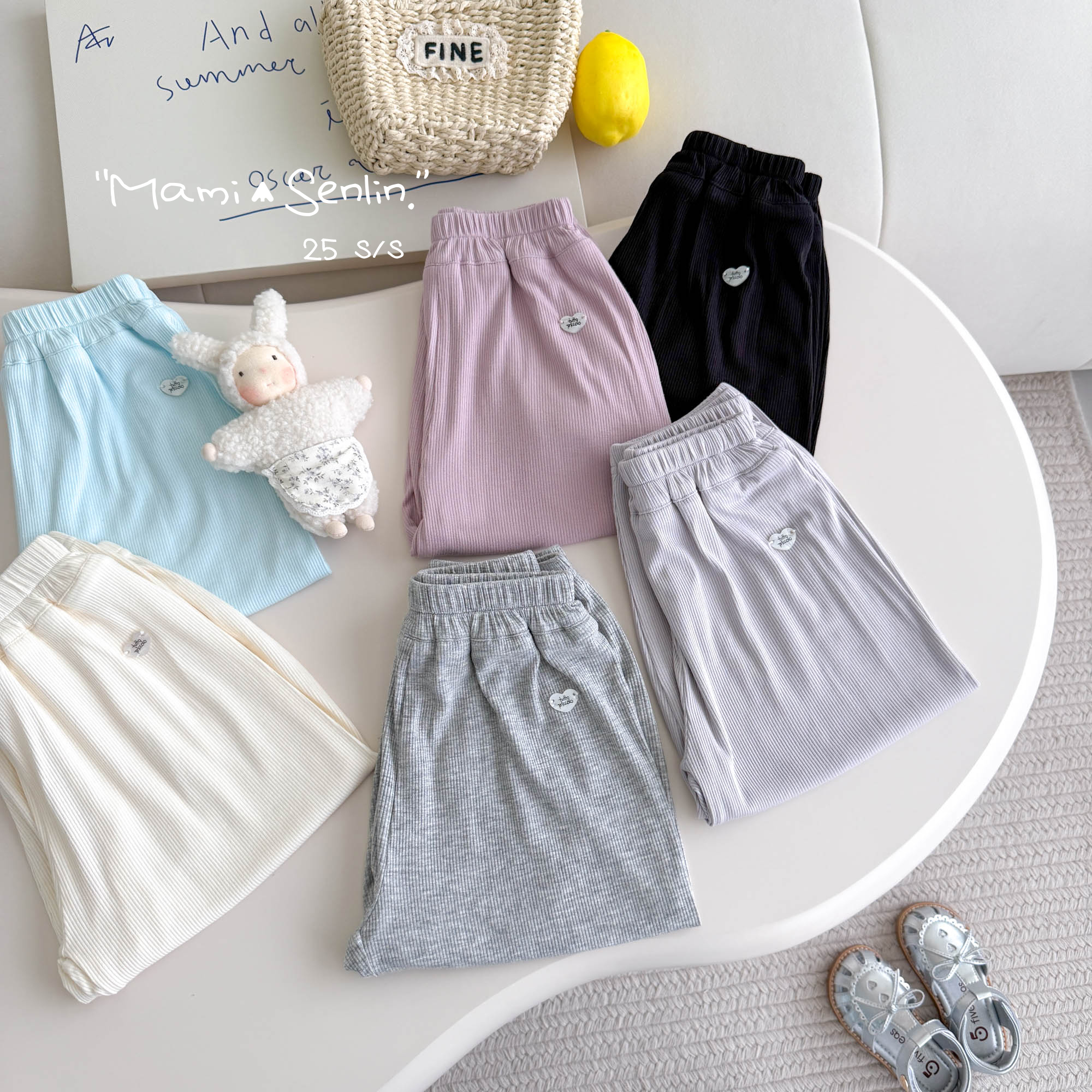 【现货】妈咪森林童装2025夏季新款韩版冰感抖抖裤 252-MMSL-252212