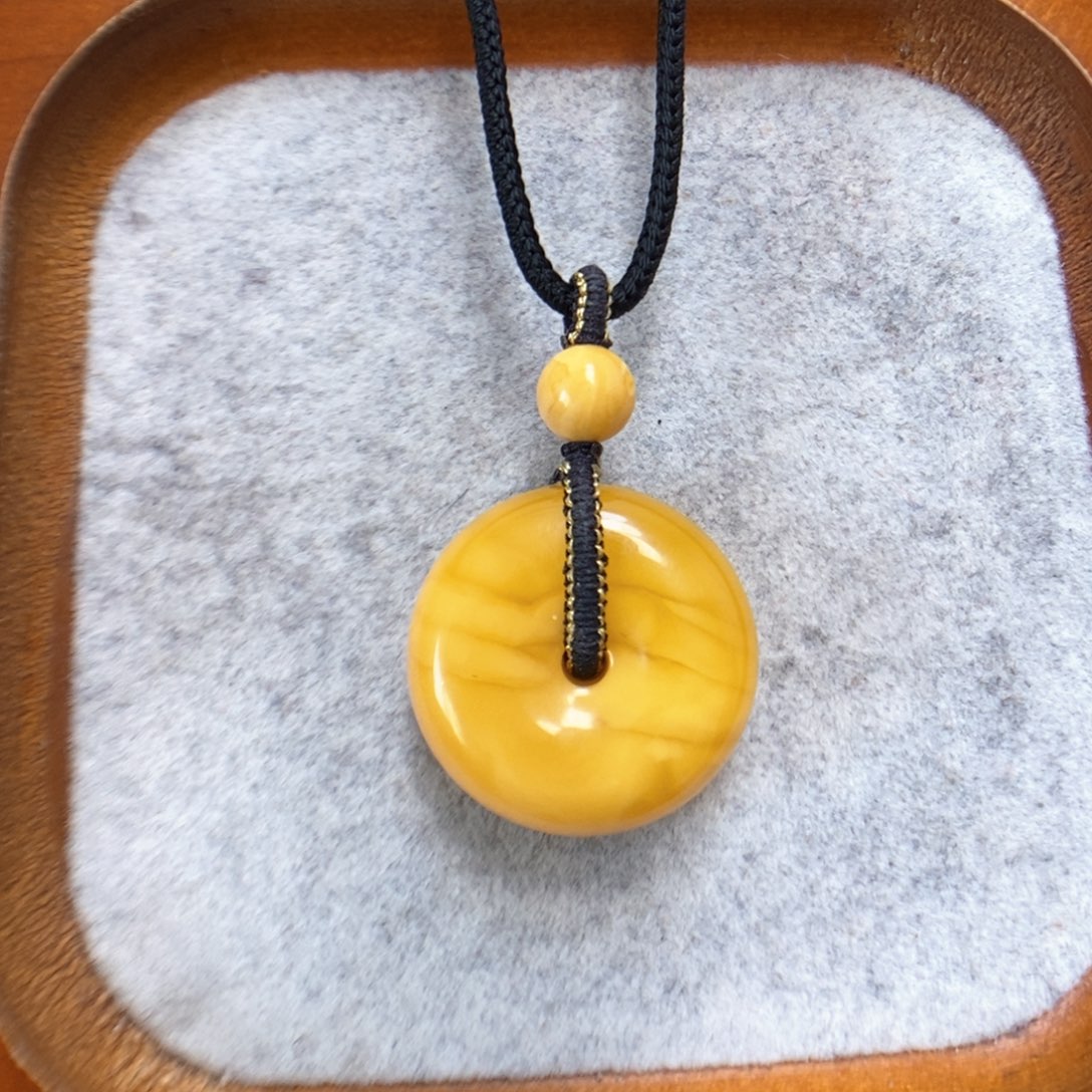 蜜蜡颈饰未镶嵌蜜蜡