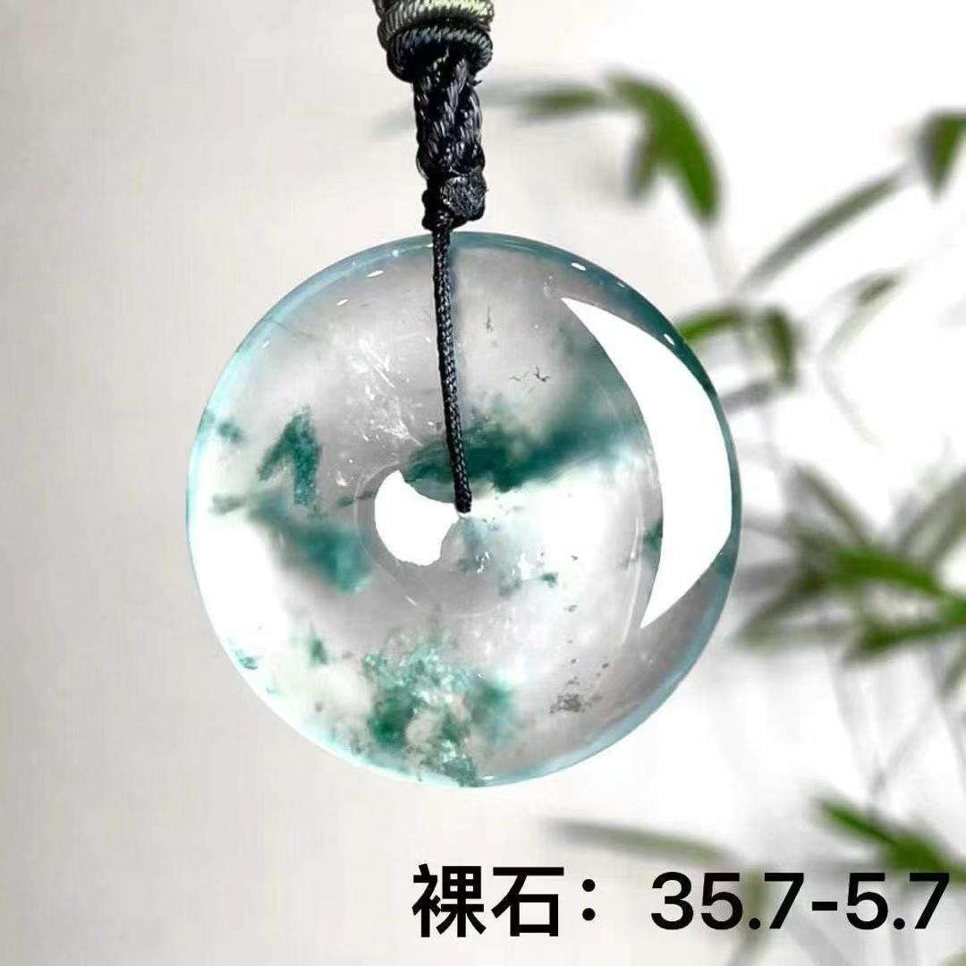 缅甸天然翡翠A货平安扣直播专用切勿私拍