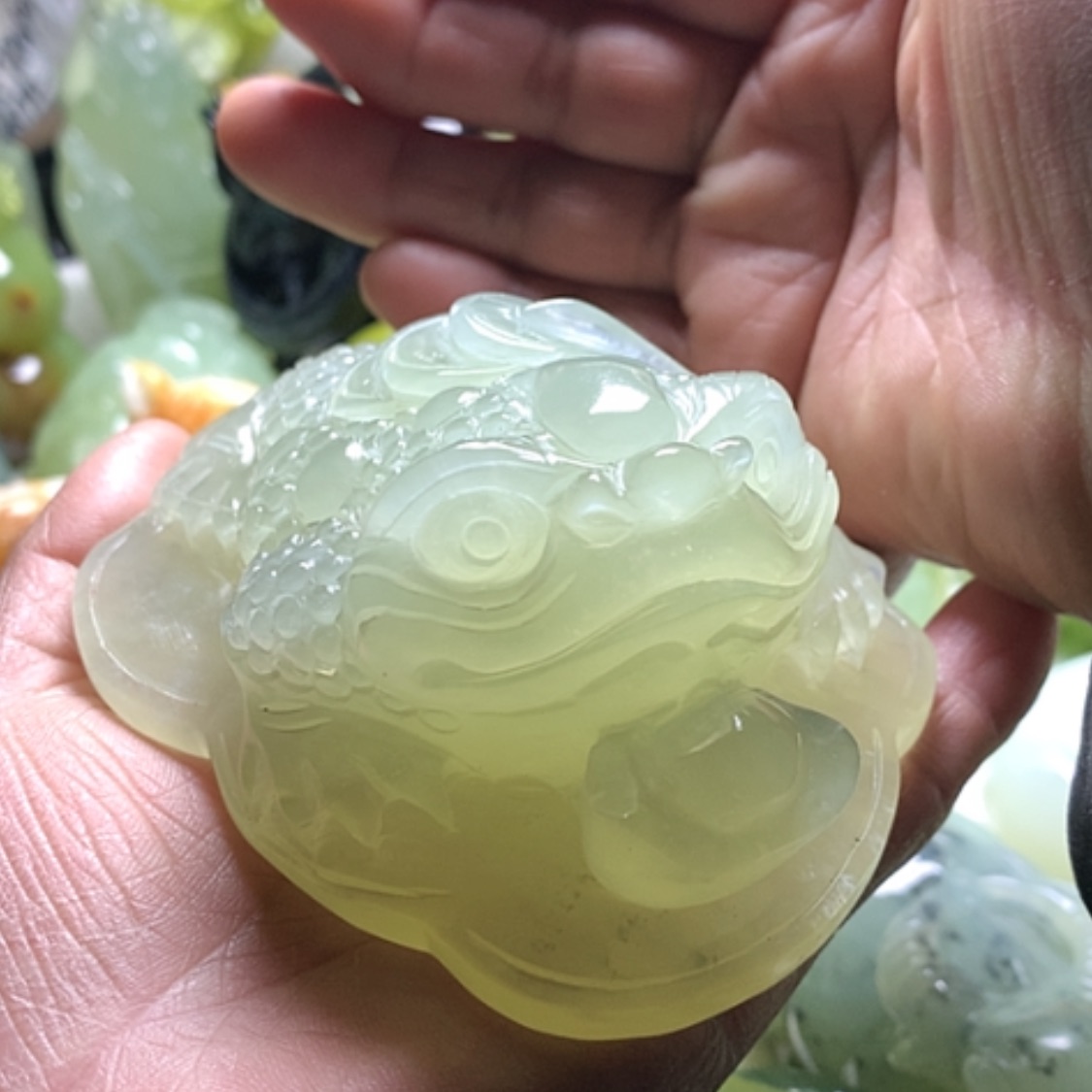 【闪购商品】合金蛇纹石玉颈饰