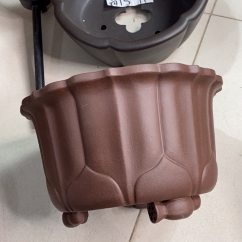 紫砂宜兴紫砂花盆