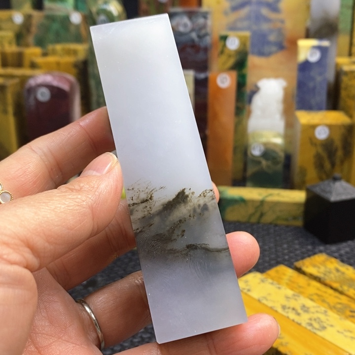 江西石沙***子青田石印章石