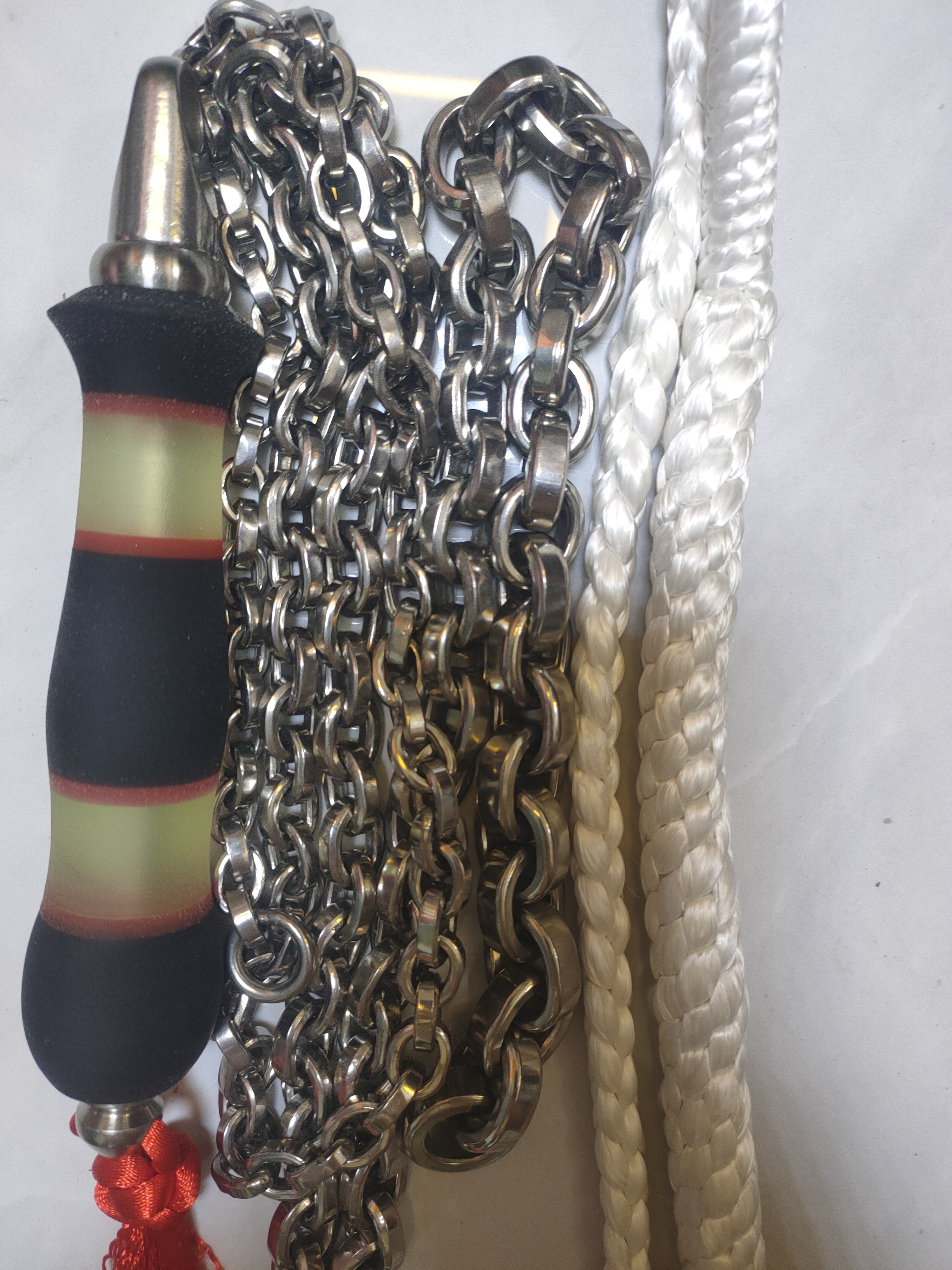 平面无纹链条健身鞭