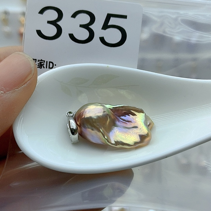 淡水珍珠颈饰银S925镶嵌