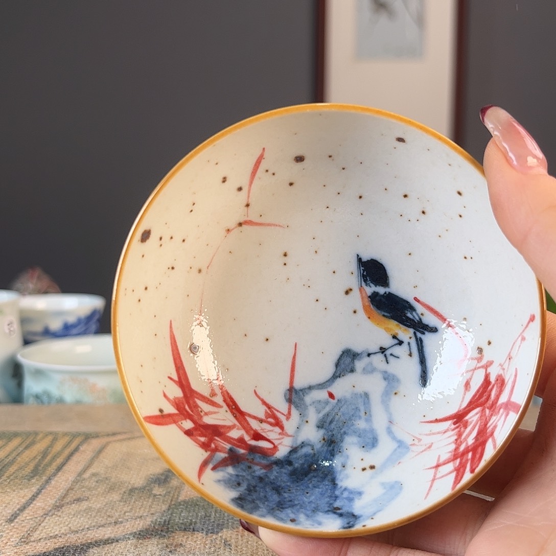 杯景德镇陶瓷茶杯多人