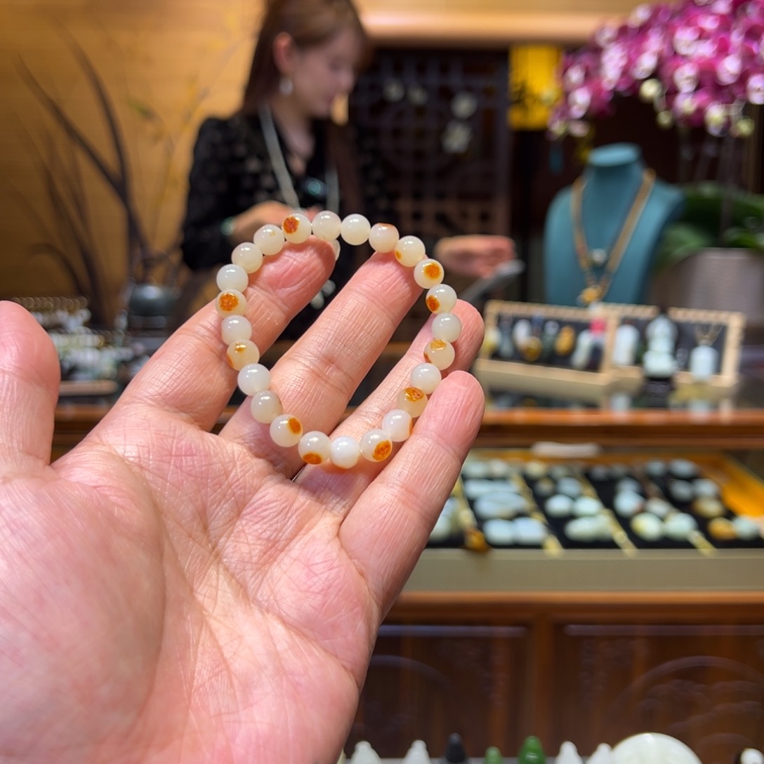 和田玉手链未镶嵌