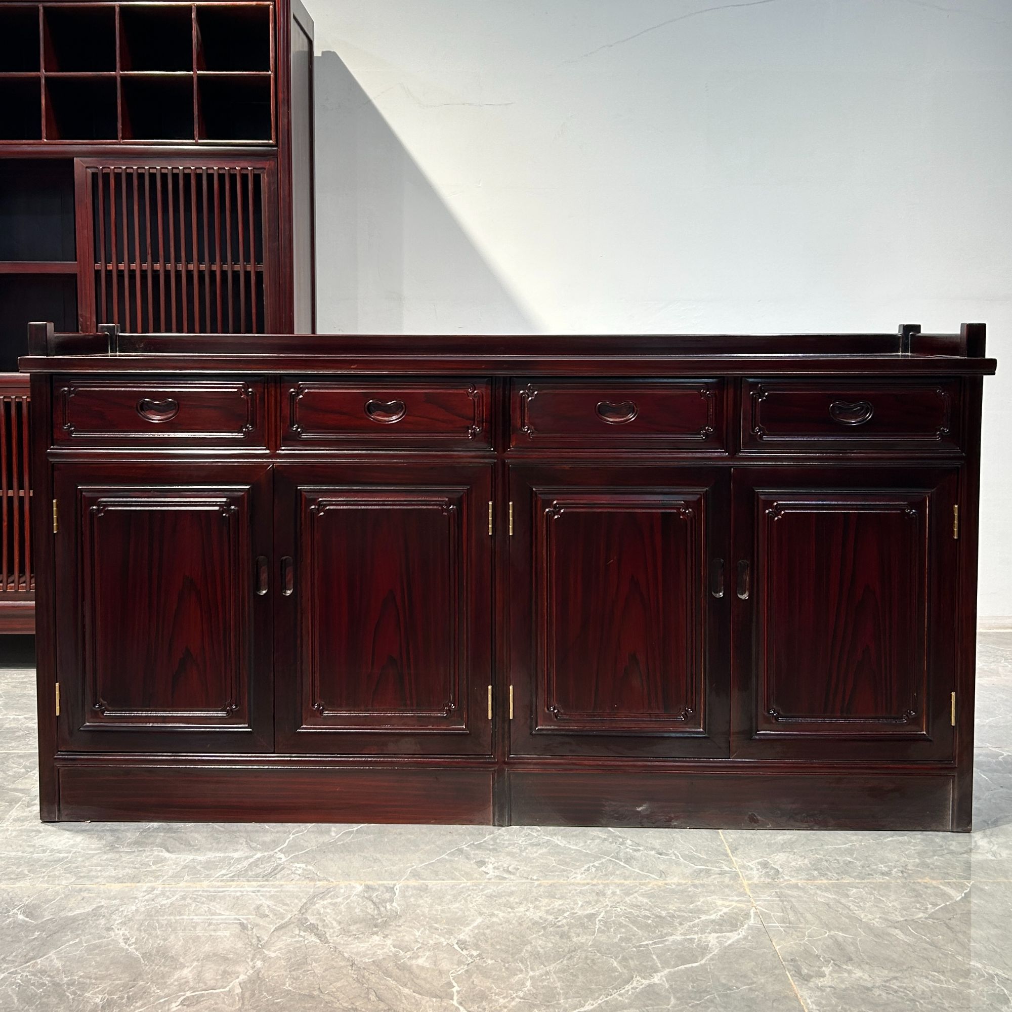 南美酸枝木新中式茶叶柜茶柜储物柜餐边柜