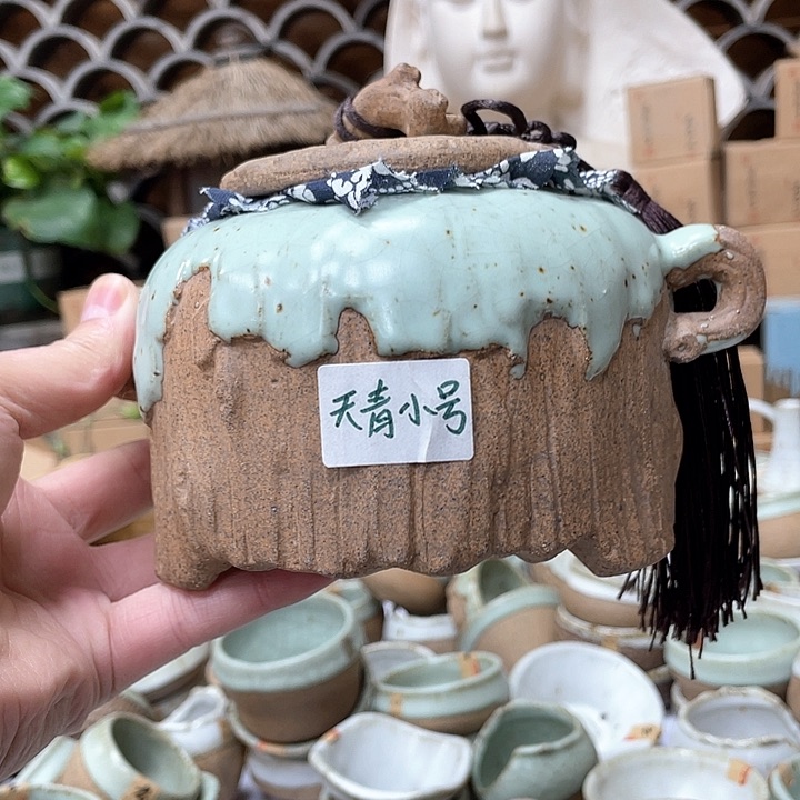 壶老段烧陶瓷茶器！