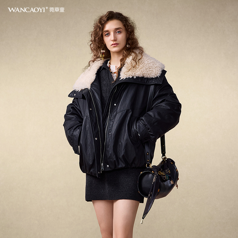 【商场同款】菀草壹2025冬季新款羽绒厚款外套Y23911551