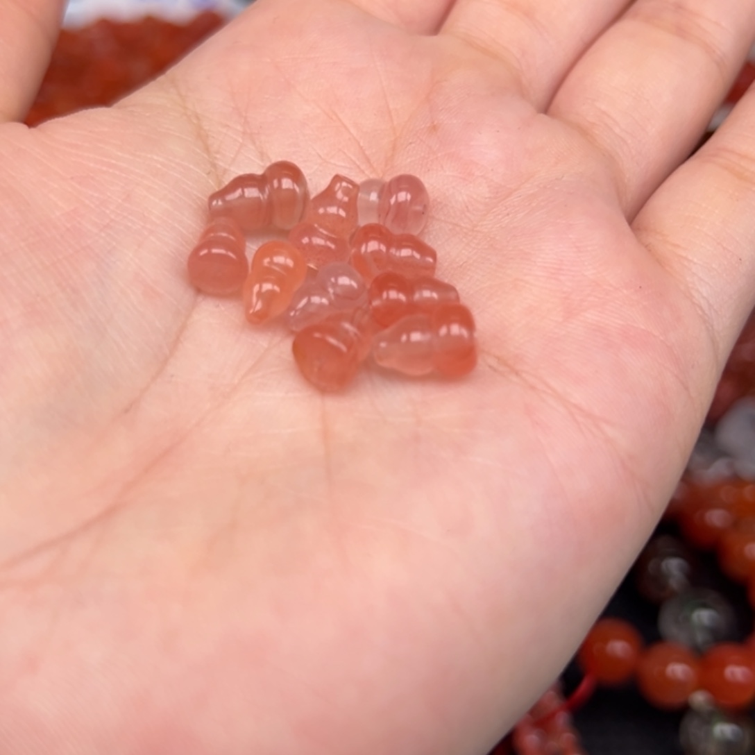 如***贝南红玛瑙未镶嵌吊坠(不含链)