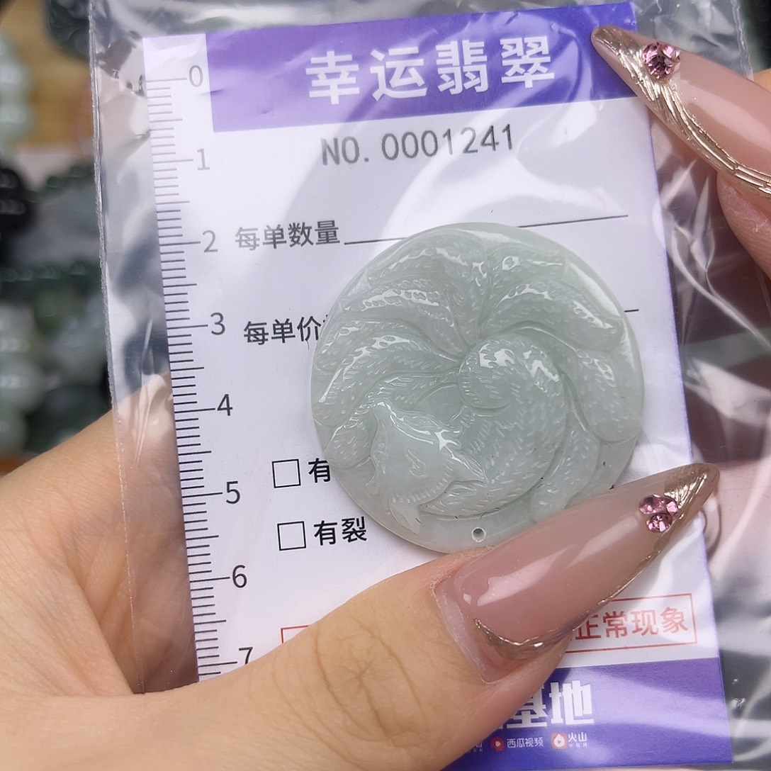 翡翠未镶嵌颈饰hhh